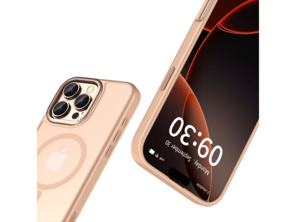 Ochranný kryt na iPhone 16 Pro MAX - Tech-Protect, Magedge MagSafe Desert