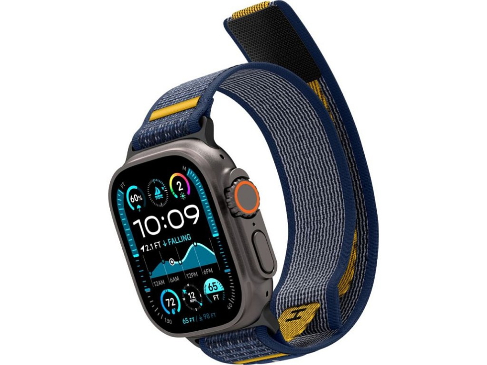 Řemínek na Apple Watch 44mm / 45mm / 46mm / 49mm - Spigen, Athlex Air Active Navy