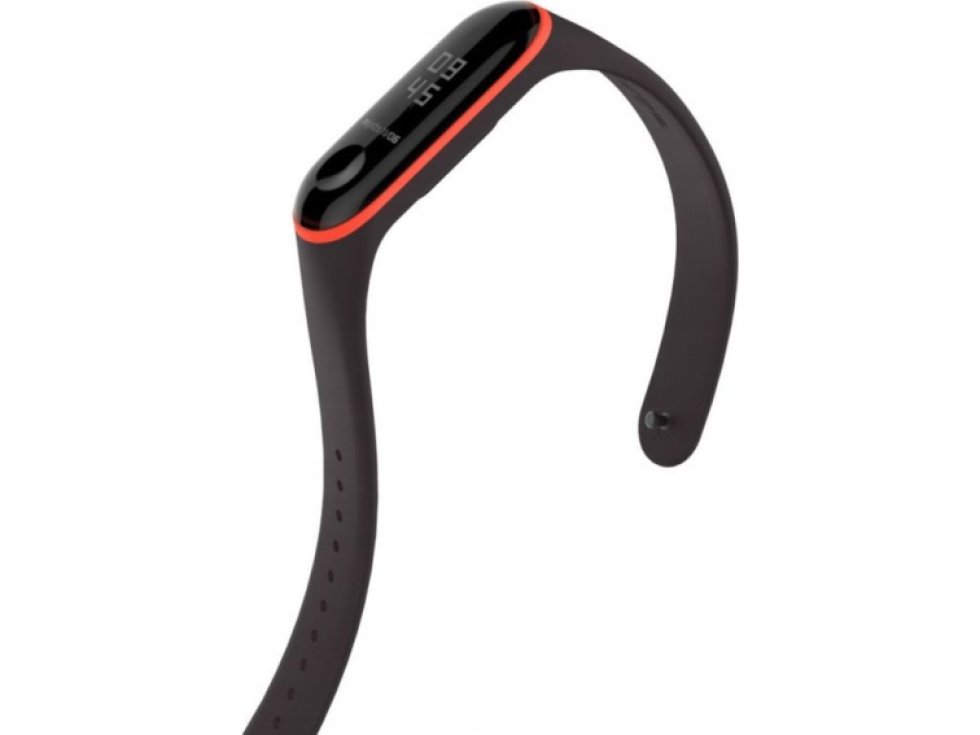 Smooth pro Xiaomi Mi Band 3 / 4 černočervená