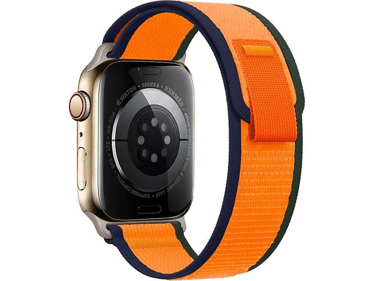 Trailový nylonový řemínek na Apple Watch - Oranžový
