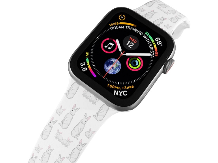 Apple watch řemínek Zajíci kam se podíváš