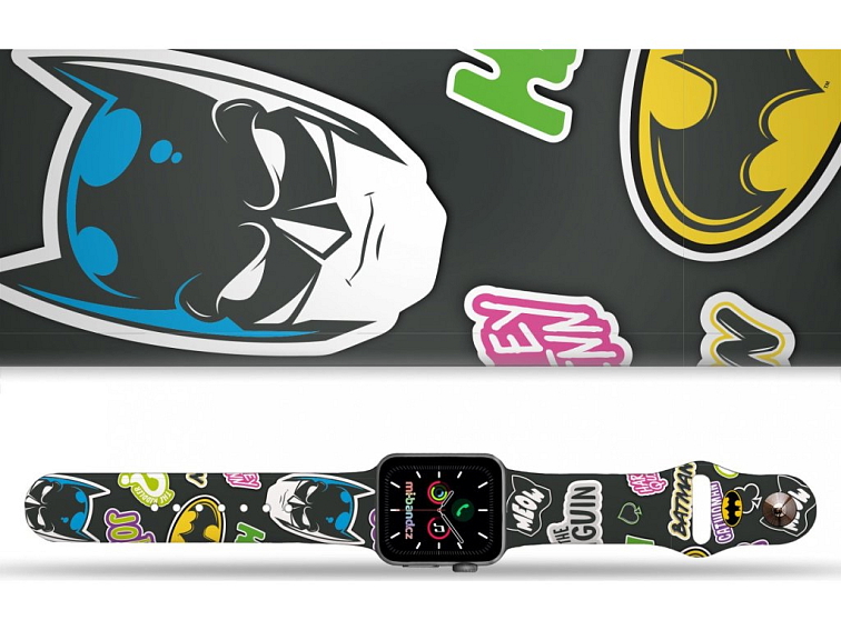 Apple watch řemínek Batman - Samolepky