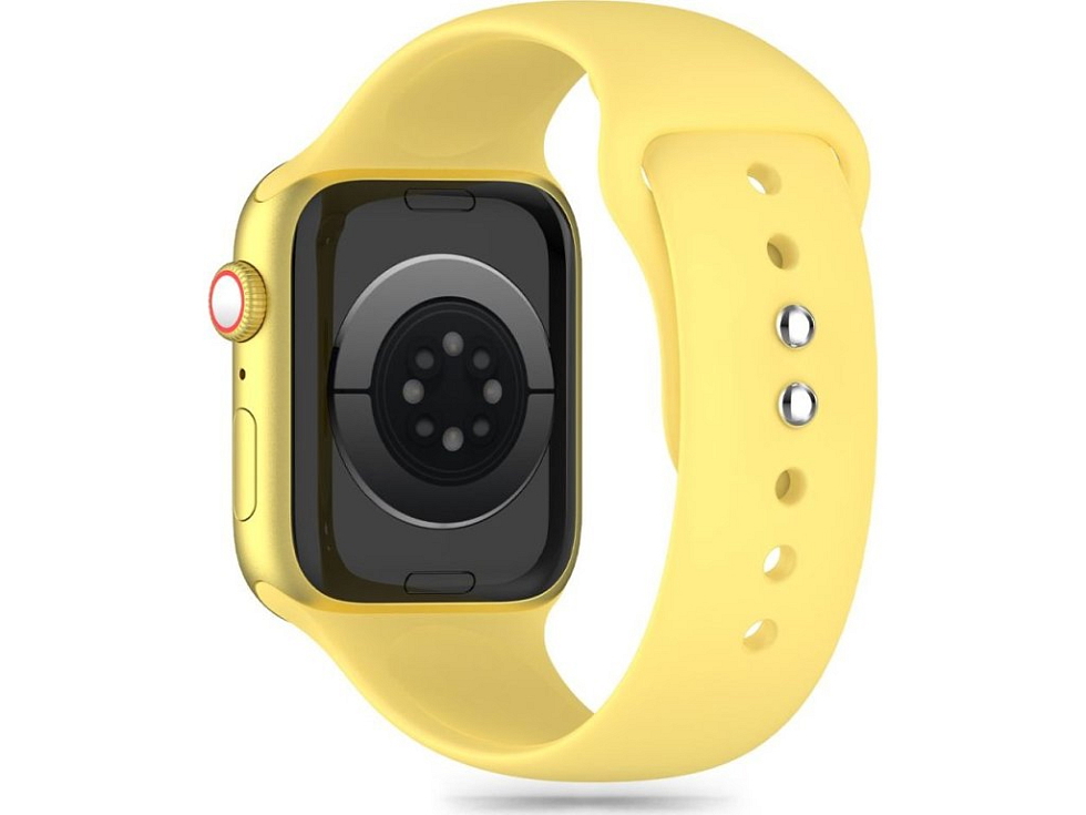 Řemínek pro Apple Watch 44mm / 45mm / 46mm / 49mm - Tech-Protect, Silicone Canary Yellow