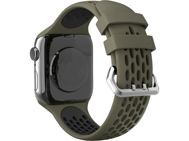 Perforovaný řemínek s dvojitým zapínáním pro Apple Watch 42/44/45/46/49mm