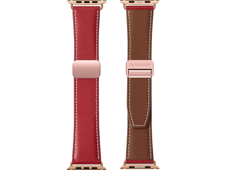 Řemínek na Apple Watch 38mm / 40mm / 41mm / 42mm - DuxDucis, YA Red