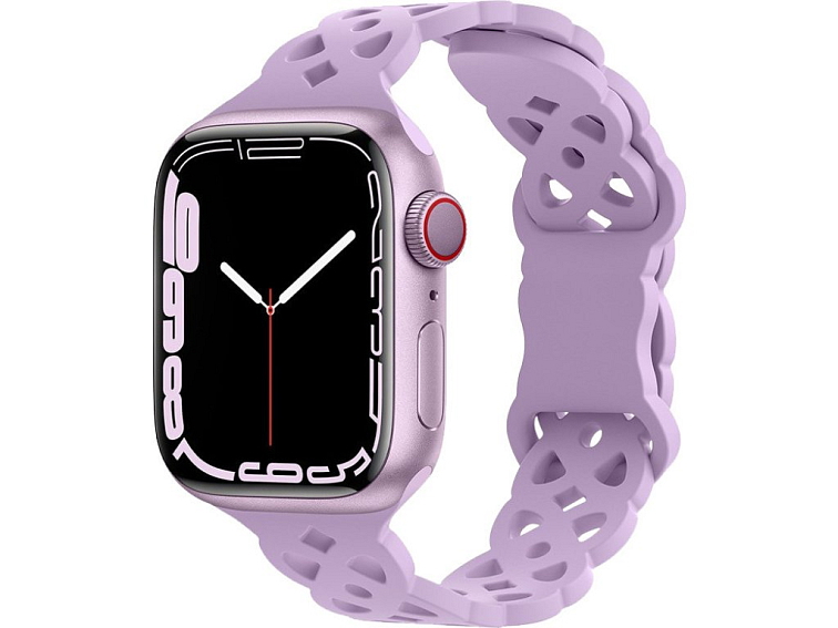 Silikonový úzký perforovaný řemínek pro Apple Watch 38/40/41/42(S10)mm
