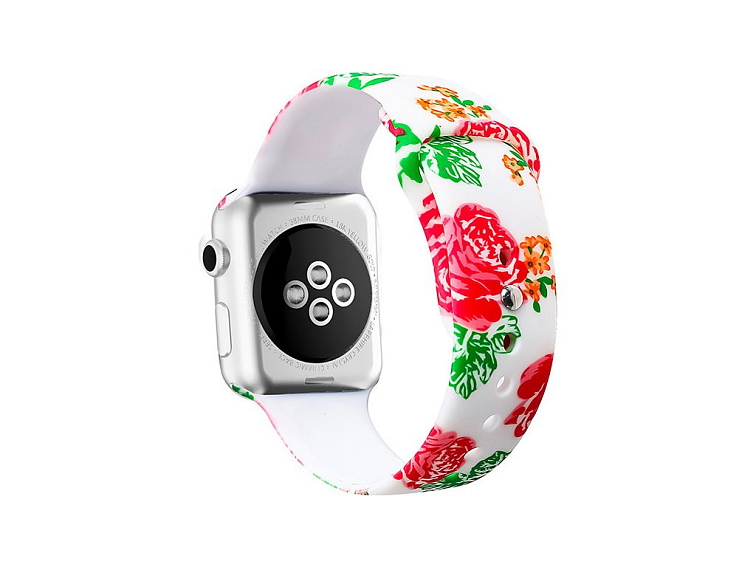 Řemínek s potiskem pro Apple Watch - Holandská růže