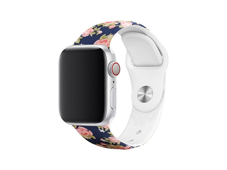 Řemínek s potiskem pro Apple Watch - S růžemi