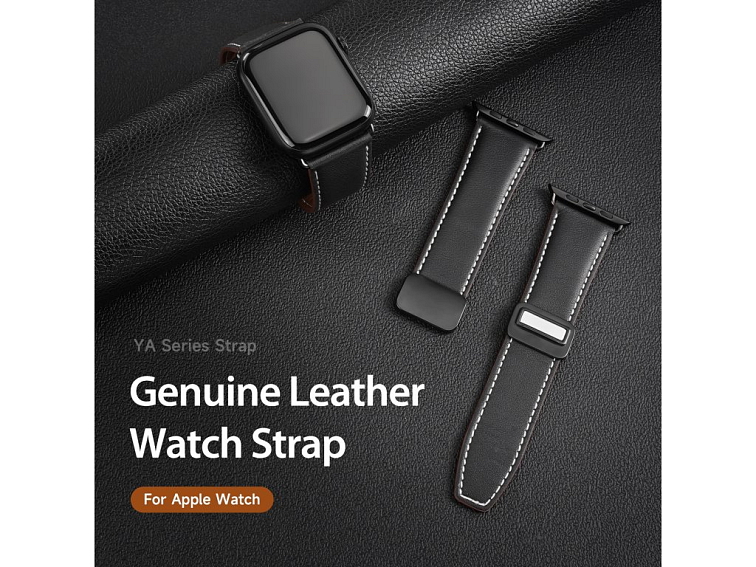 Řemínek na Apple Watch 38mm / 40mm / 41mm / 42mm - DuxDucis, YA Black