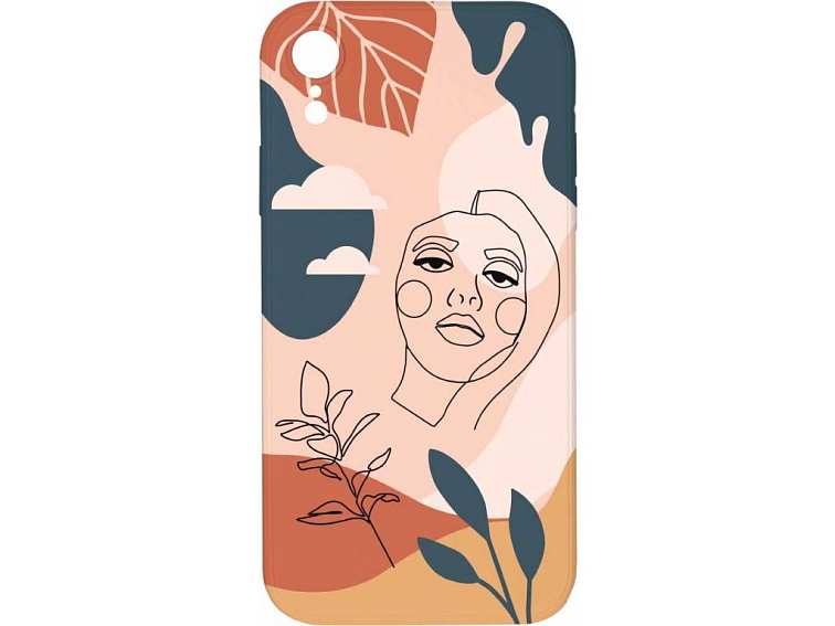 Kryt Dívka v abstrakci pro iPhone XR