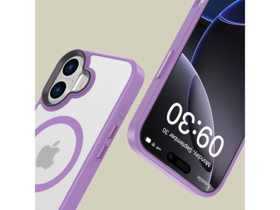 Ochranný kryt na iPhone 16 - Tech-Protect, Magmat MagSafe Matte Mauve