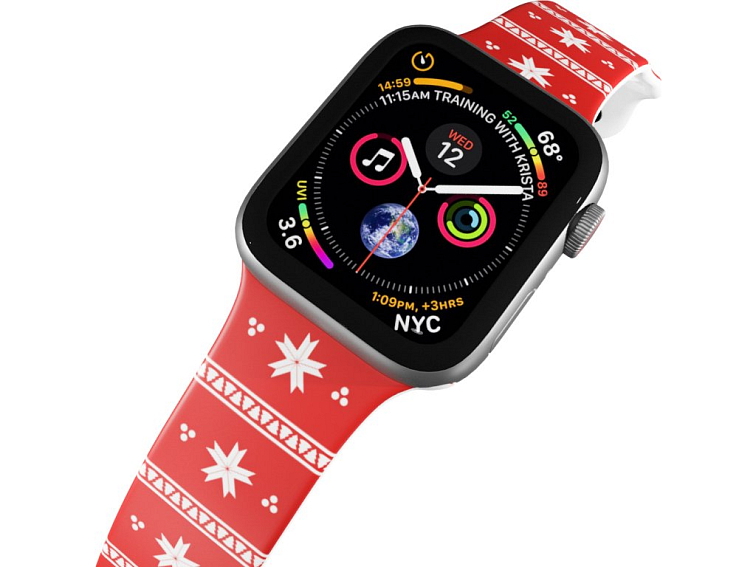 Apple watch řemínek Vánoční motiv