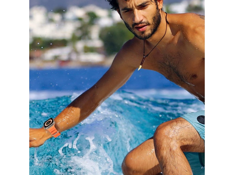 Řemínek pro Apple Watch 44mm / 45mm / 46mm / 49mm - Tech-Protect, Iconband Pro Orange