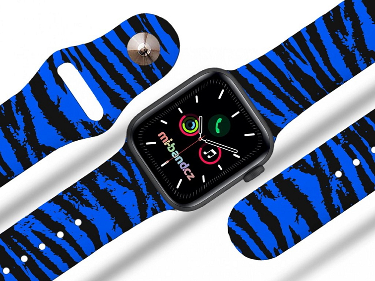Apple watch řemínek Tygr modrý