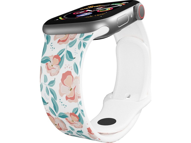 Apple watch řemínek Červené květiny