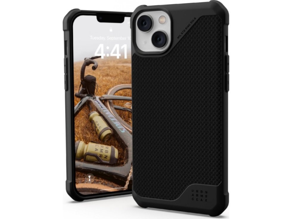Ochranný kryt pro iPhone 14 PLUS - UAG, Metropolis LT MagSafe Kevlar Black