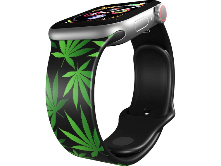 Apple watch řemínek Marihuana