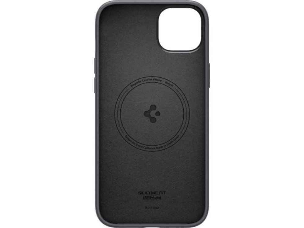 Ochranný kryt pro iPhone 14 PLUS - Spigen, Silicone Fit MagSafe Black