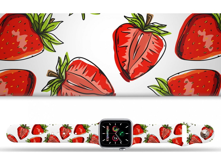 Apple watch řemínek Jahody
