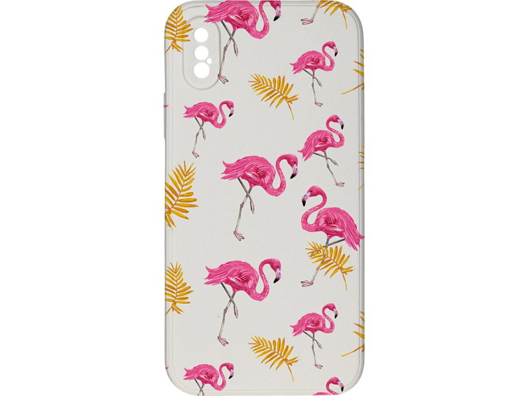 Kryt Plameńácí pro iPhone X/XS