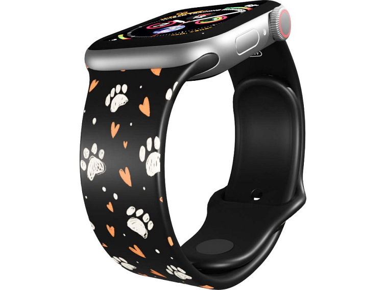 Apple watch řemínek Tlapičky se srdíčky
