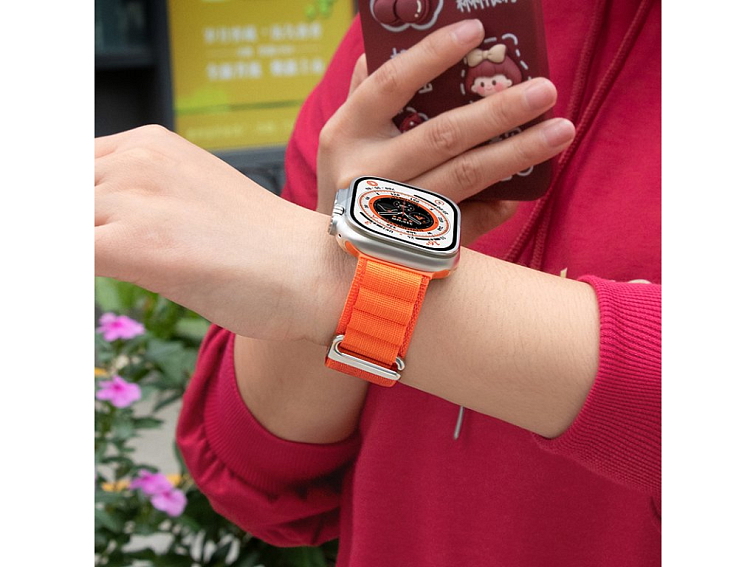 Řemínek pro Apple Watch 38mm / 40mm / 41mm / 42mm - Hoco, WA20 Climbing Orange
