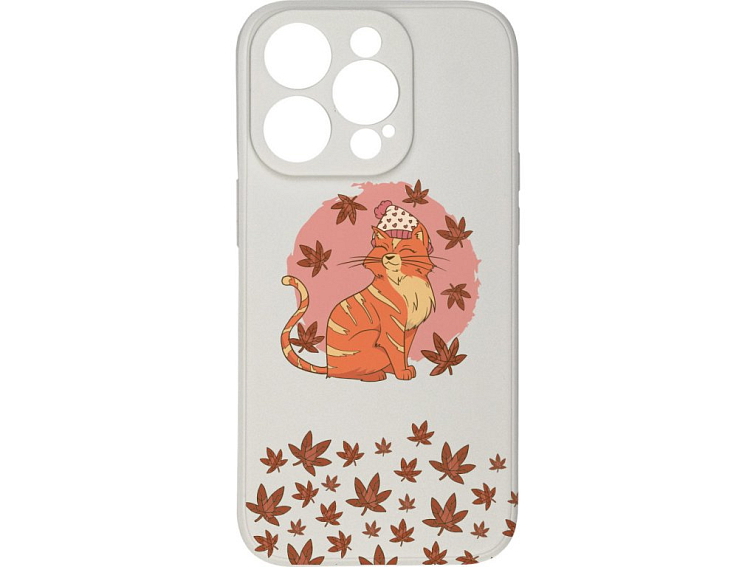 Kryt Kočka v listí pro iPhone 14 Pro Max