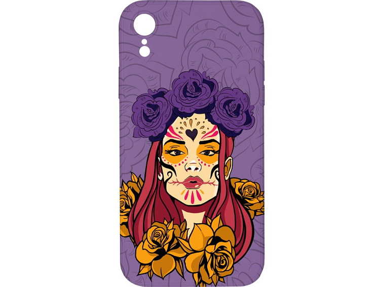Kryt Lebka s květy 2 pro iPhone XR