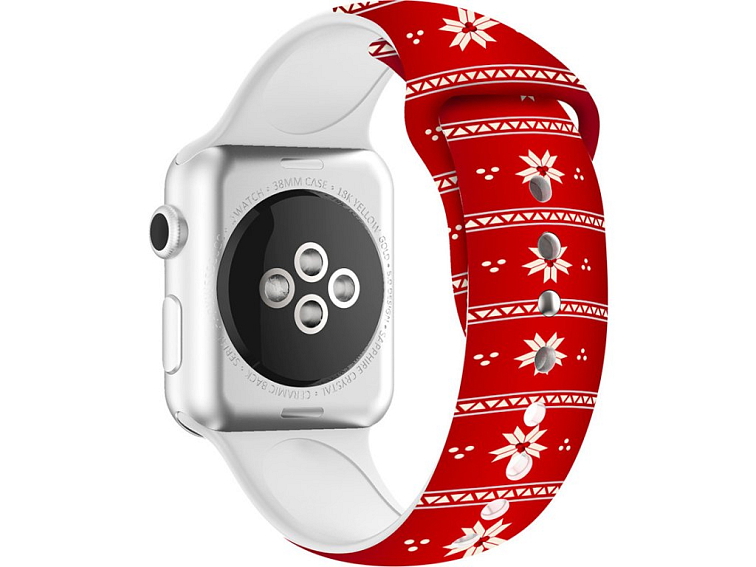 Vánoční řemínek s potiskem pro Apple Watch - Vánoční nálada