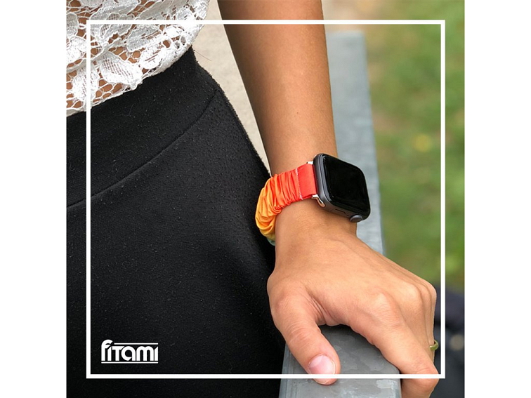 Stylový řemínek pro Apple Watch - Duhový