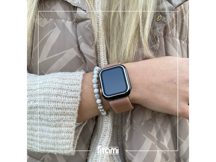 Lesklé ochranné pouzdro s tvrzeným sklem - Černé se stříbrným obrysem