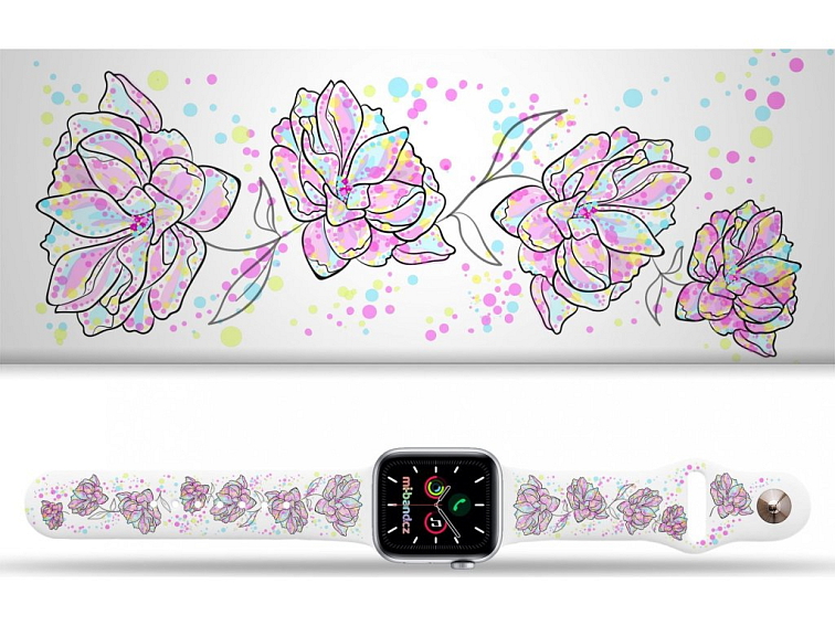 Apple watch řemínek Divoká růže