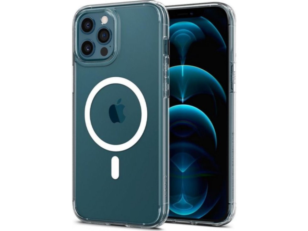 Ochranný kryt pro iPhone 12 Pro MAX - Spigen, Ultra Hybrid Mag White ACS02622
