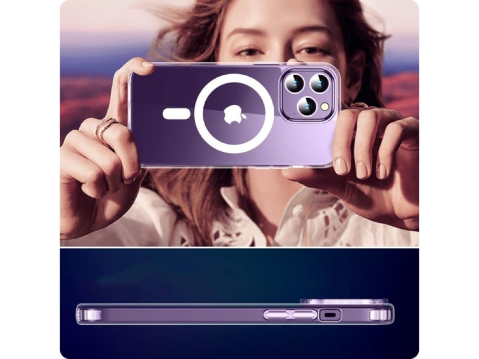 Ochranný kryt pro iPhone 15 Pro - Tech-Protect, FlexAir Hybrid MagSafe Clear