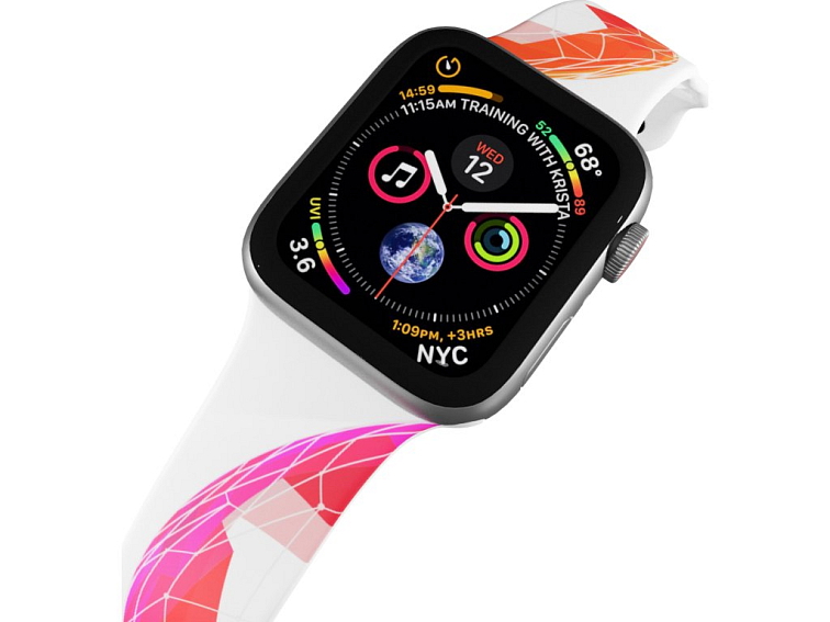 Apple watch řemínek Růžová planetka