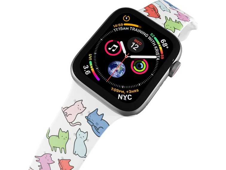Apple watch řemínek Kočičí svět