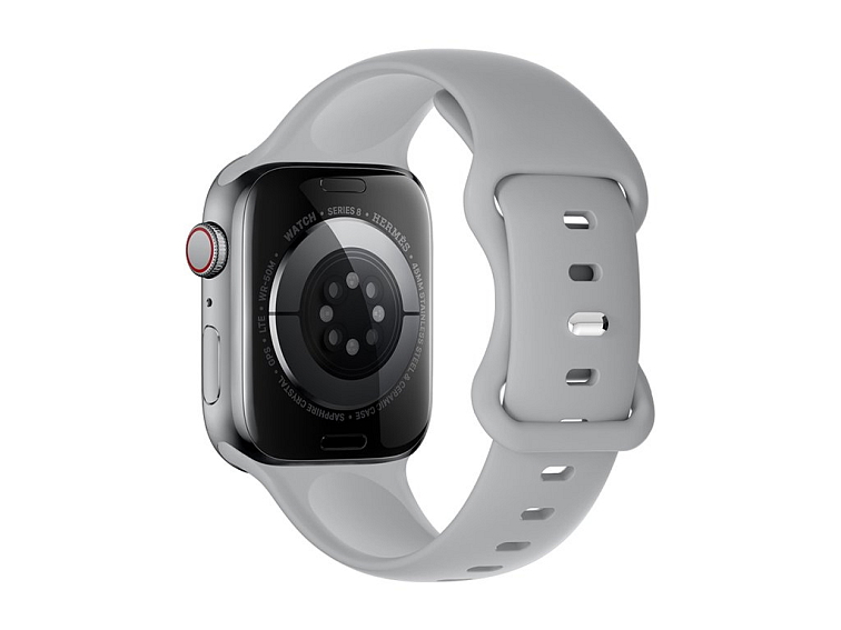 Řemínek pro Apple Watch 38mm / 40mm / 41mm / 42mm - Hoco, WA15 Flexible Gray