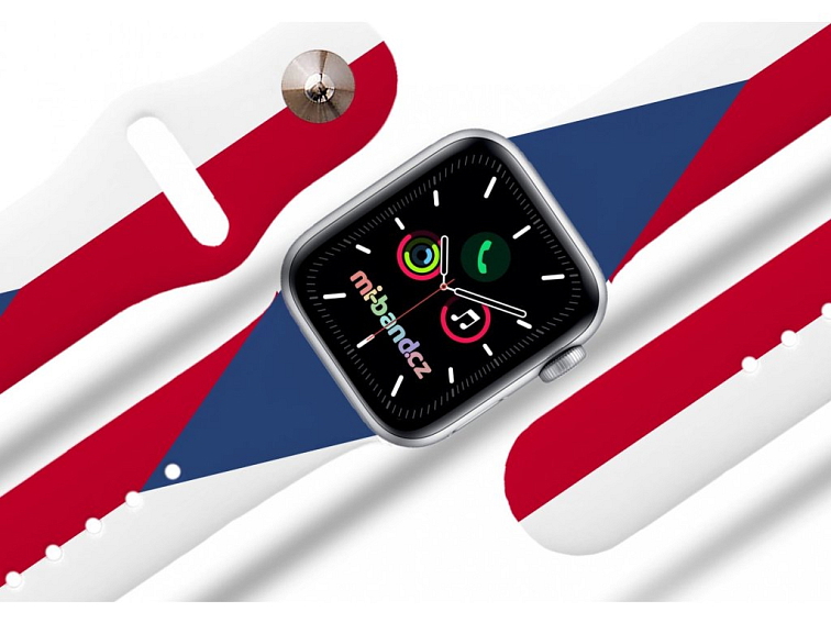 Apple watch řemínek Česká vlajka