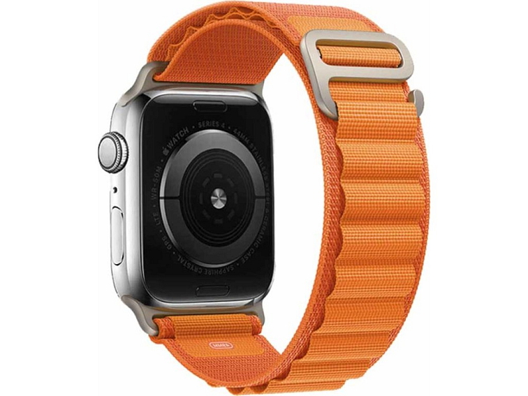 Nylonový řemínek alpský tah na Apple Watch - Oranžový