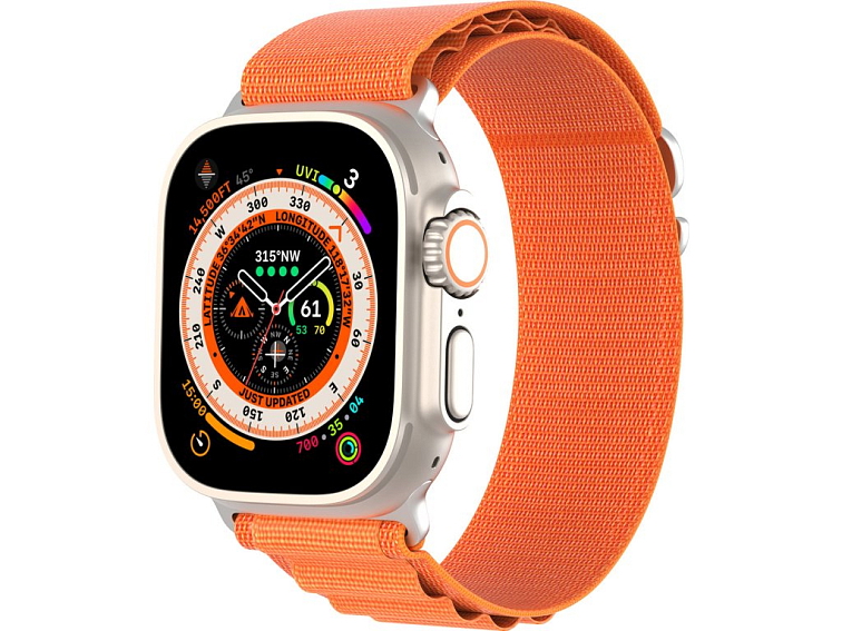 Řemínek pro Apple Watch 44mm / 45mm / 46mm / 49mm - DuxDucis, GS Orange