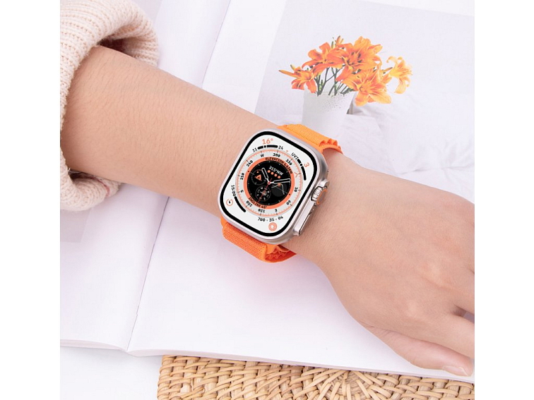 Řemínek pro Apple Watch 38mm / 40mm / 41mm / 42mm - Hoco, WA20 Climbing Orange
