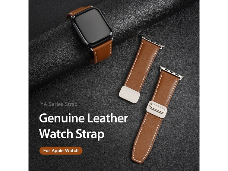 Řemínek na Apple Watch 38mm / 40mm / 41mm / 42mm - DuxDucis, YA Brown