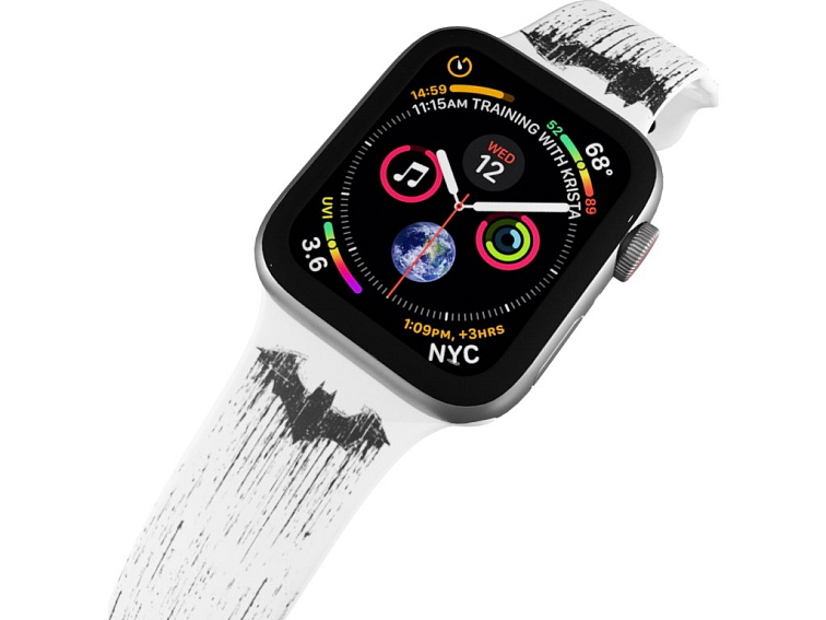 Apple watch řemínek Batman - Černo-bílý znak