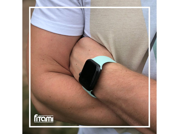 Jednobarevný řemínek pro Apple Watch - Marine green