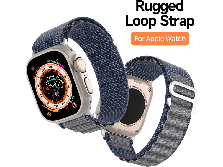 Řemínek pro Apple Watch 44mm / 45mm / 46mm / 49mm - DuxDucis, GS Blue
