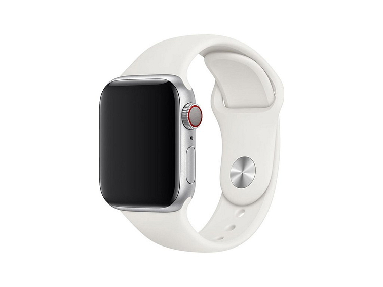 Jednobarevný řemínek pro Apple Watch - Bílý