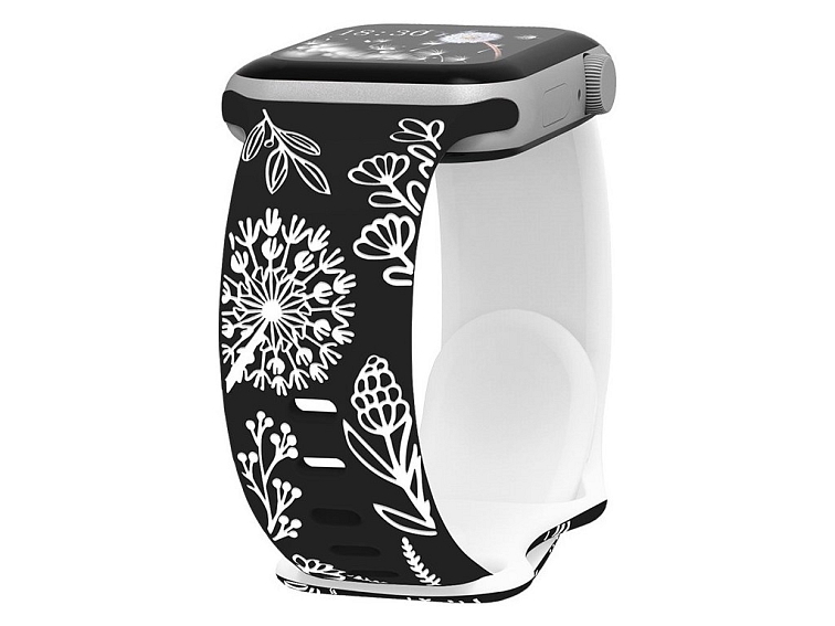 Řemínek gravírované pampelišky pro Apple Watch 38/40/41/42(S10)mm