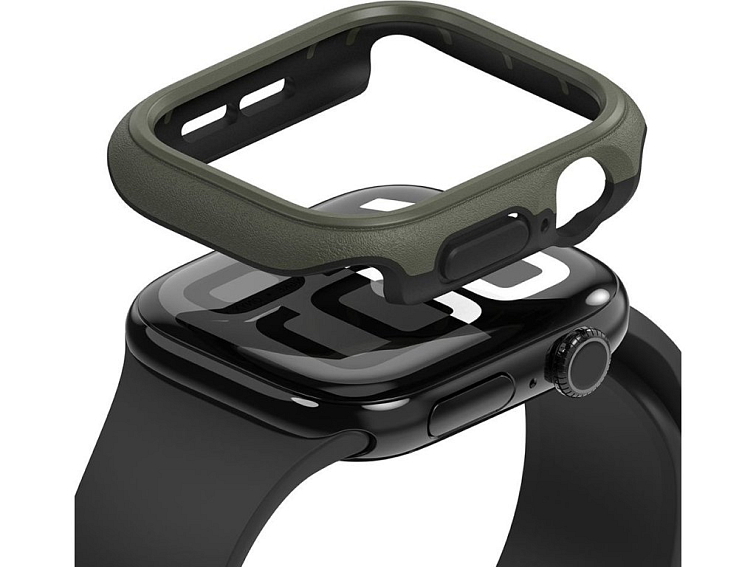 Ochranný kryt na Apple Watch 46mm - Ringke, Onyx Green