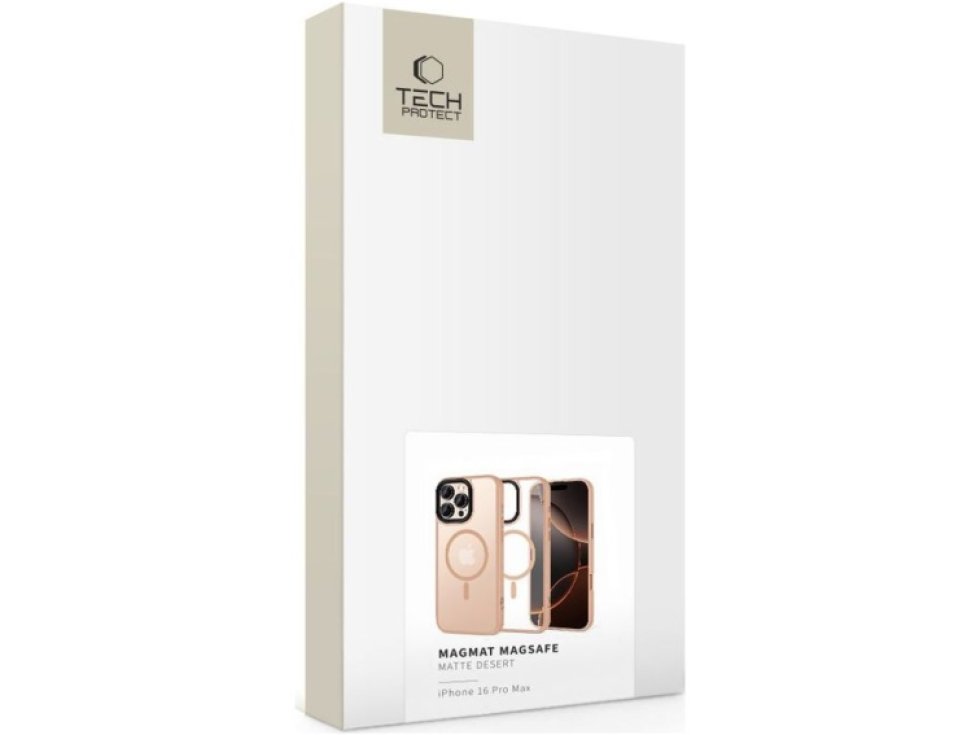 Ochranný kryt na iPhone 16 Pro MAX - Tech-Protect, Magmat MagSafe Desert