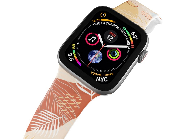 Apple watch řemínek Listí